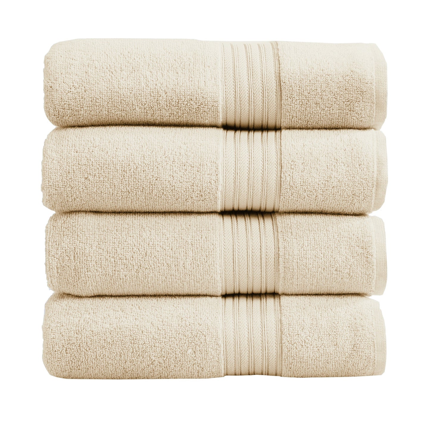 Cooper Collection Cotton Terry Bath Towel Set Lightweight Soft Towels Quick Drying Feather Spun Technology