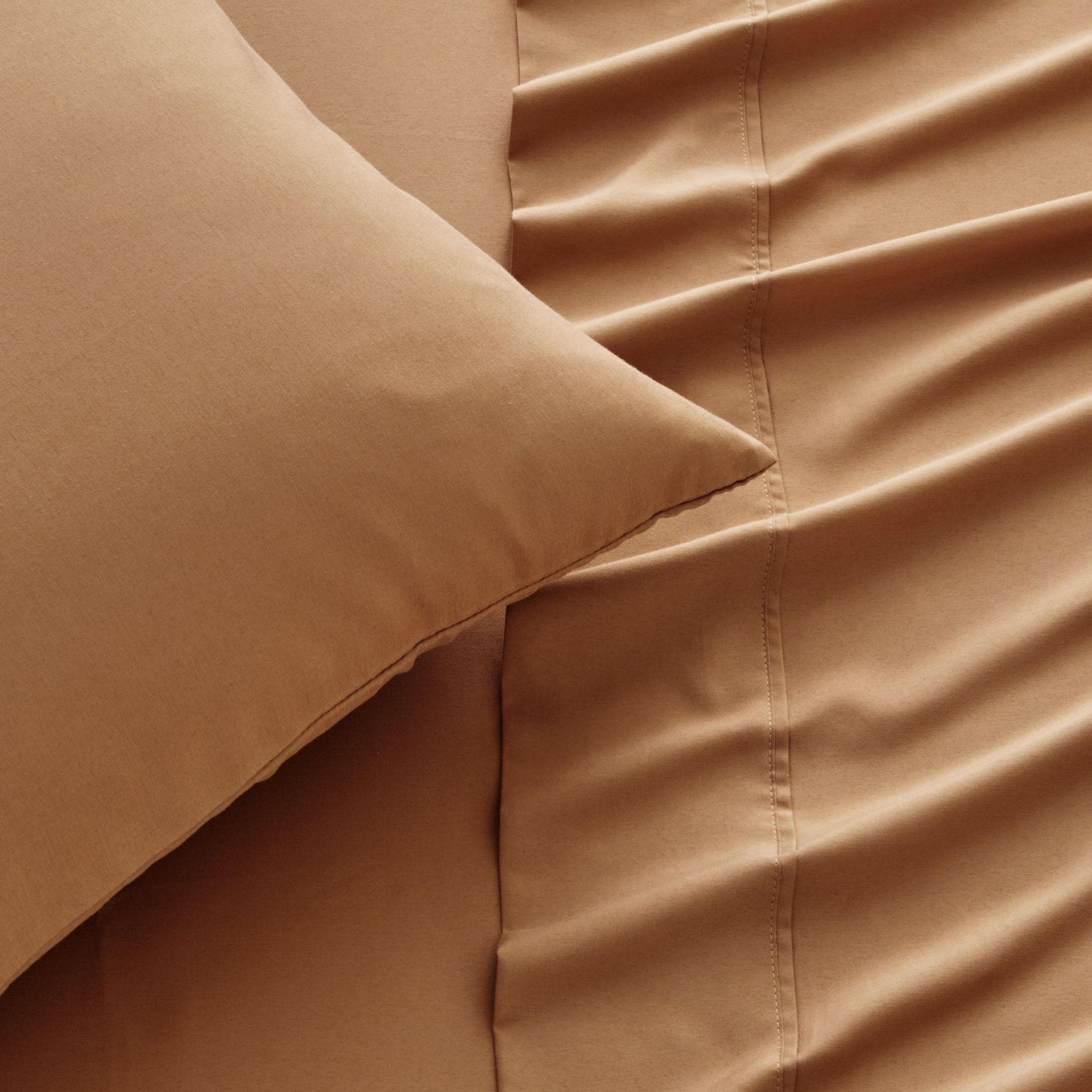 Jordyn Collection 4 Piece Rayon Derived From Bamboo Sheet Set Lightweight Breathable Wrinkle Resistant Easy Care