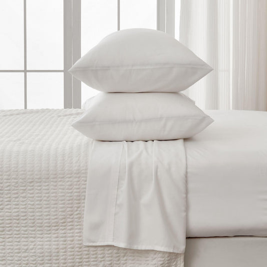 Jordyn Collection 4 Piece Rayon Derived From Bamboo Sheet Set Lightweight Breathable Wrinkle Resistant Easy Care
