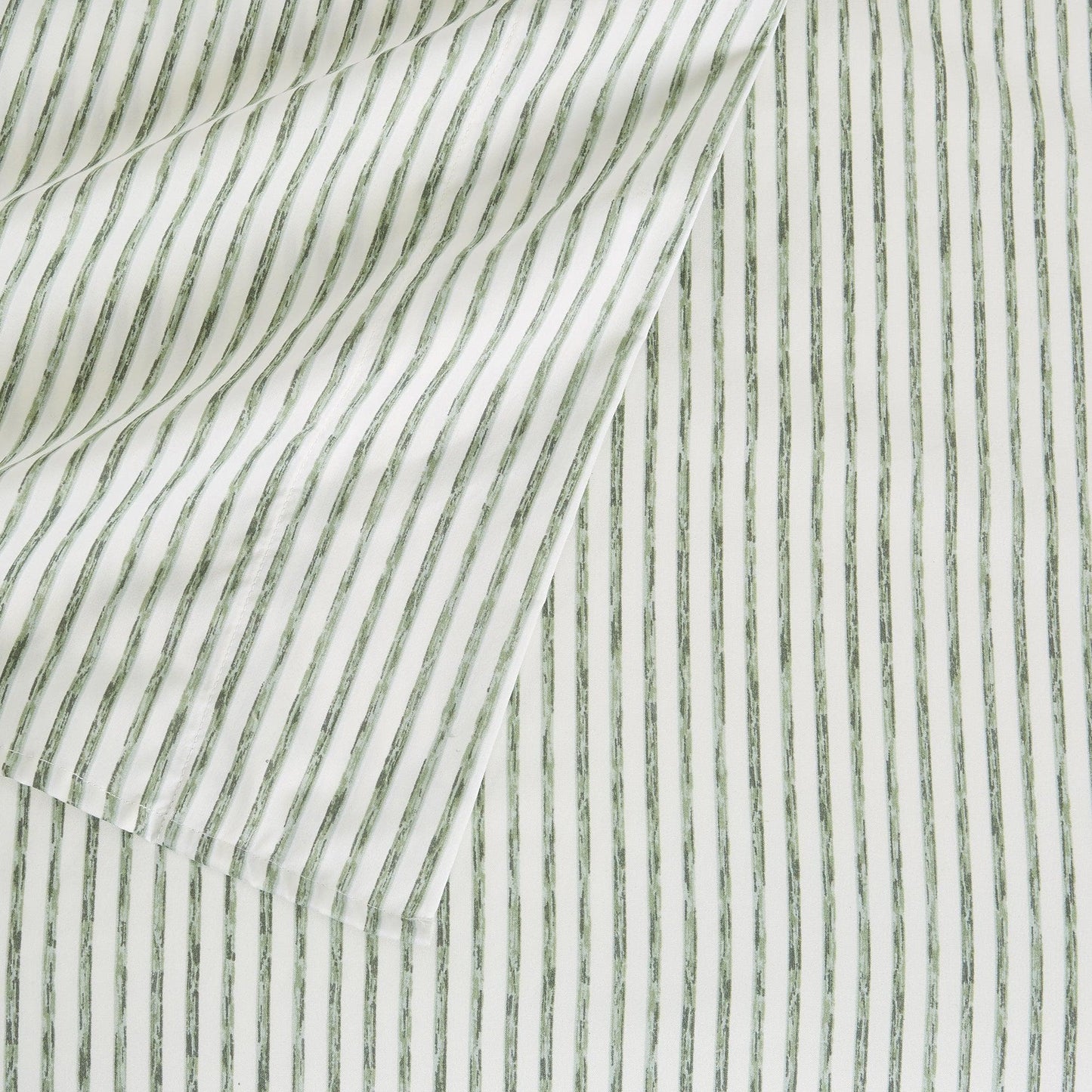 Evette Collection Striped Microfiber Sheet Set with Colorfast Stripes and Easy Care Comfort