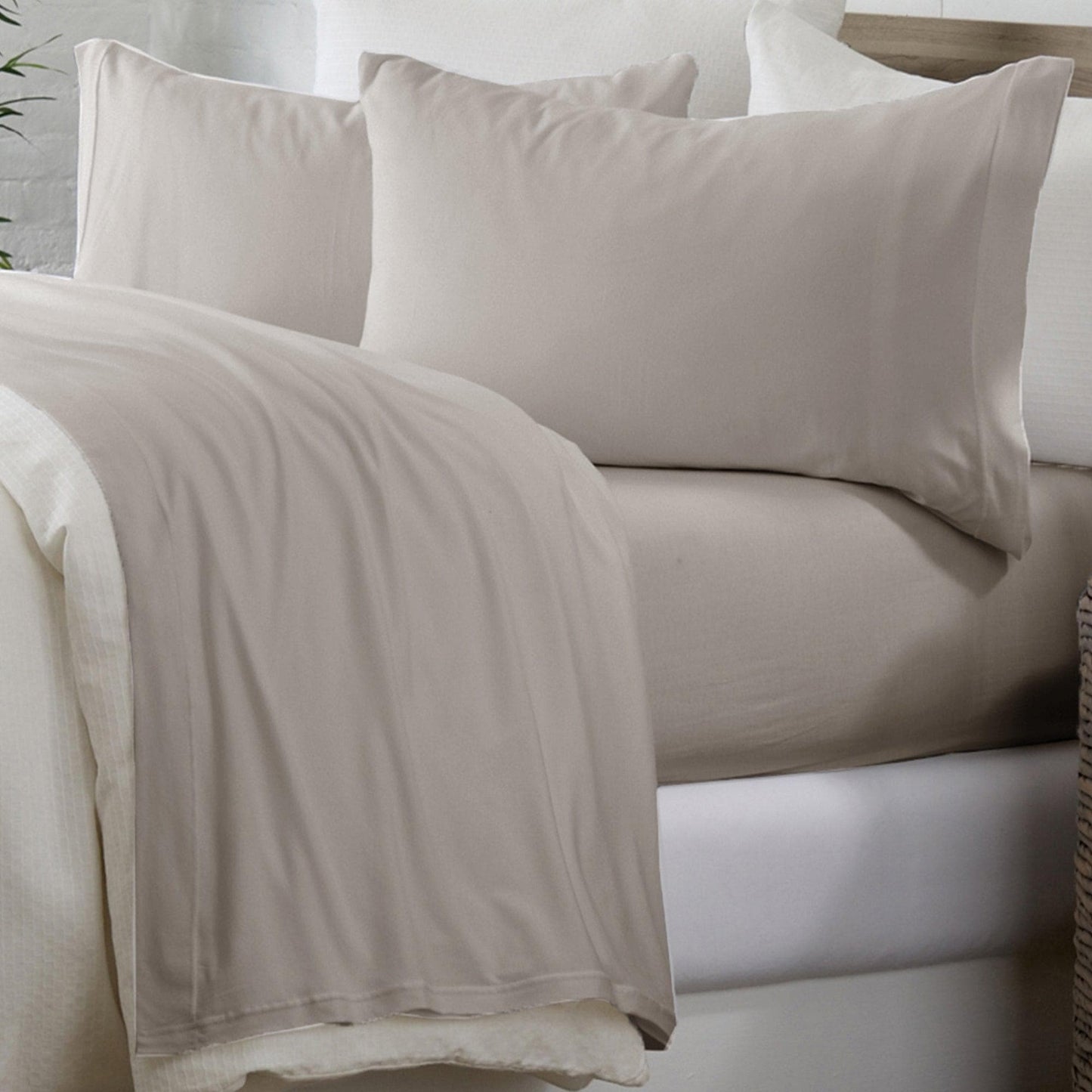 4 Piece Cotton Sheet Set Murphy Collection Breathable Soft Comfort With 600 Thread Count Bedding