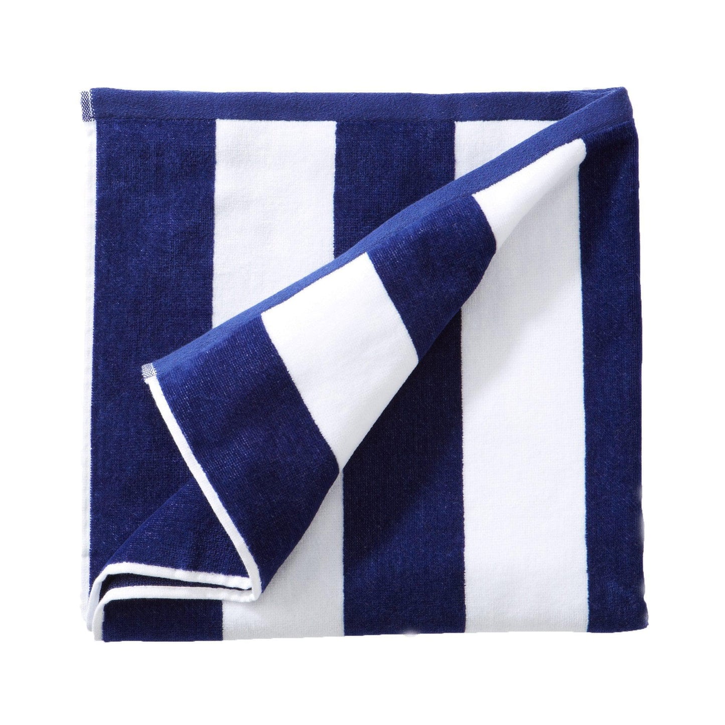 Oversized Cotton Velour Cabana Stripe Beach Towel Novia Collection Ultra Soft for Beach Poolside Camping