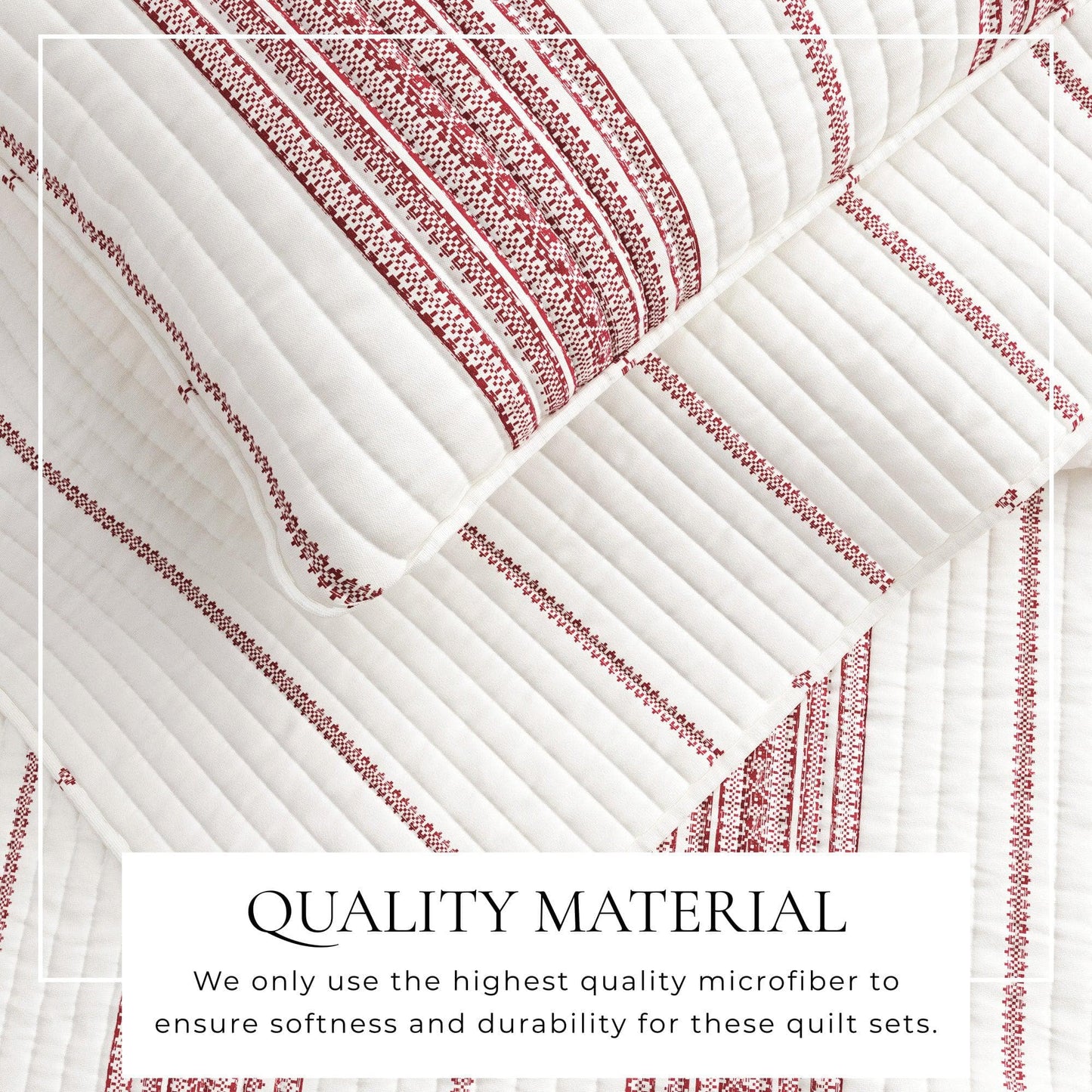 3-Piece Stripe Quilt Set Wesley Collection For Modern Bedding And Cozy Comfort Twin 2-Piece Includes Quilt And Sham
