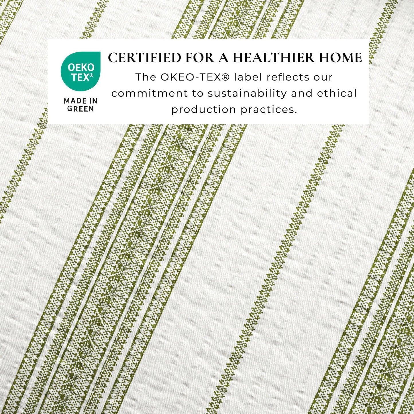 3-Piece Stripe Quilt Set Wesley Collection For Modern Bedding And Cozy Comfort Twin 2-Piece Includes Quilt And Sham