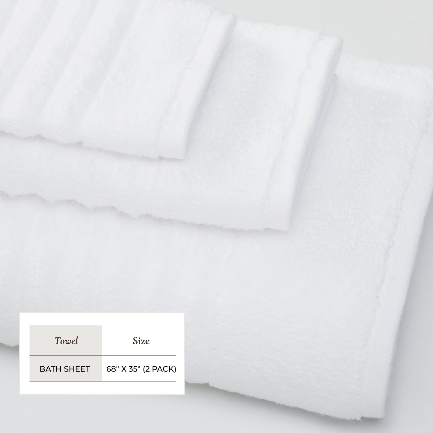 Karina Collection Luxury Cotton Bath Towels With Combed Cotton And Modern Ribbed Texture