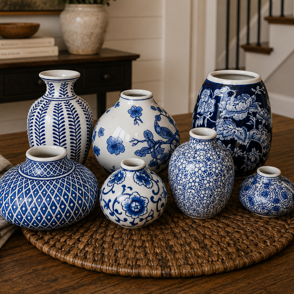 Samira Blue Vases