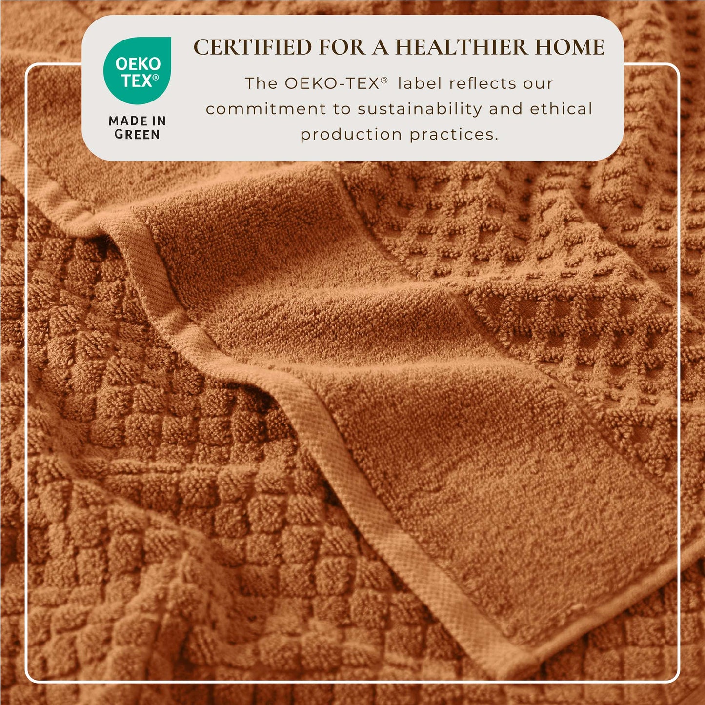 Cotton Diamond Waffle Weave Bath Towel Set Grayson Collection Low Twist Two Ply Towels For Everyday Luxury