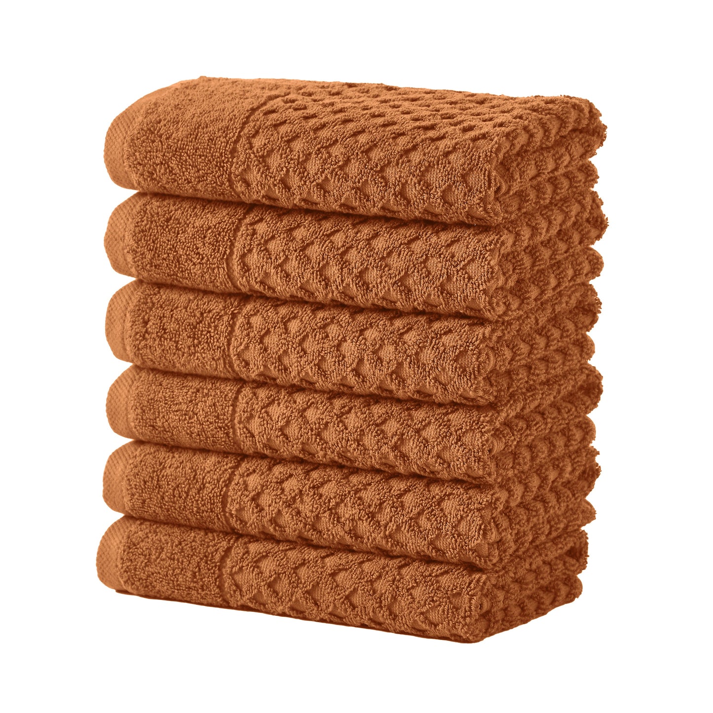 Cotton Diamond Waffle Weave Bath Towel Set Grayson Collection Low Twist Two Ply Towels For Everyday Luxury