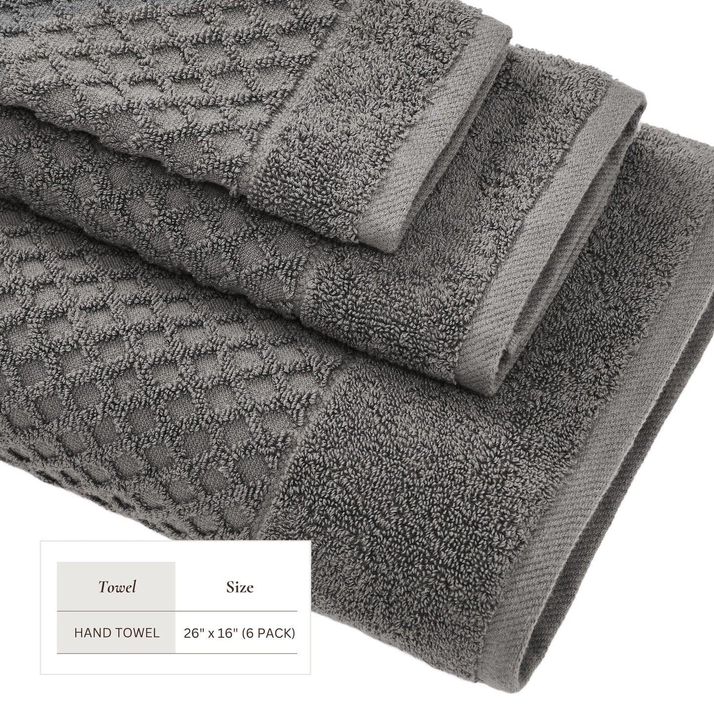 Cotton Diamond Waffle Weave Bath Towel Set Grayson Collection Low Twist Two Ply Towels For Everyday Luxury