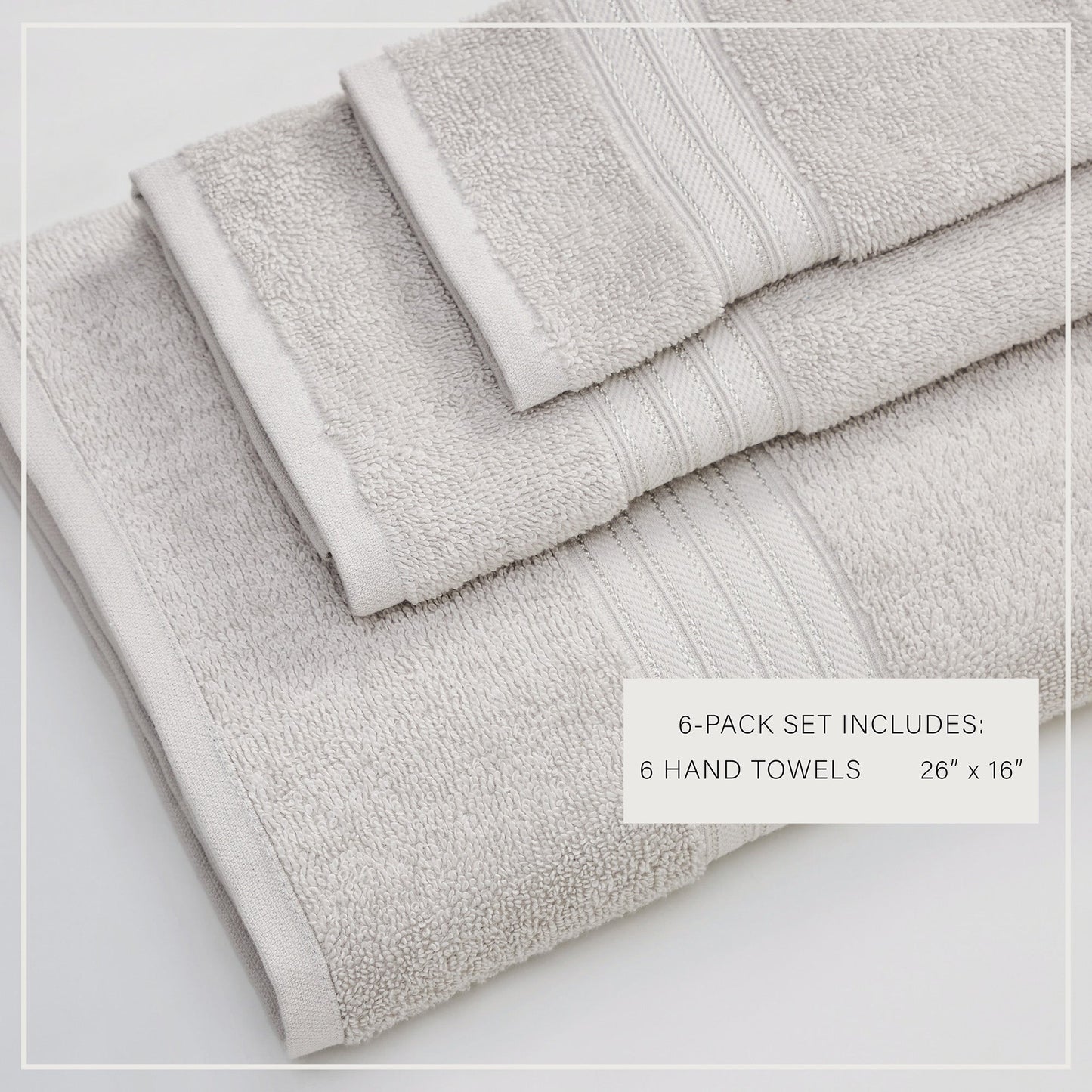 Cooper Collection Cotton Terry Bath Towel Set Lightweight Soft Towels Quick Drying Feather Spun Technology