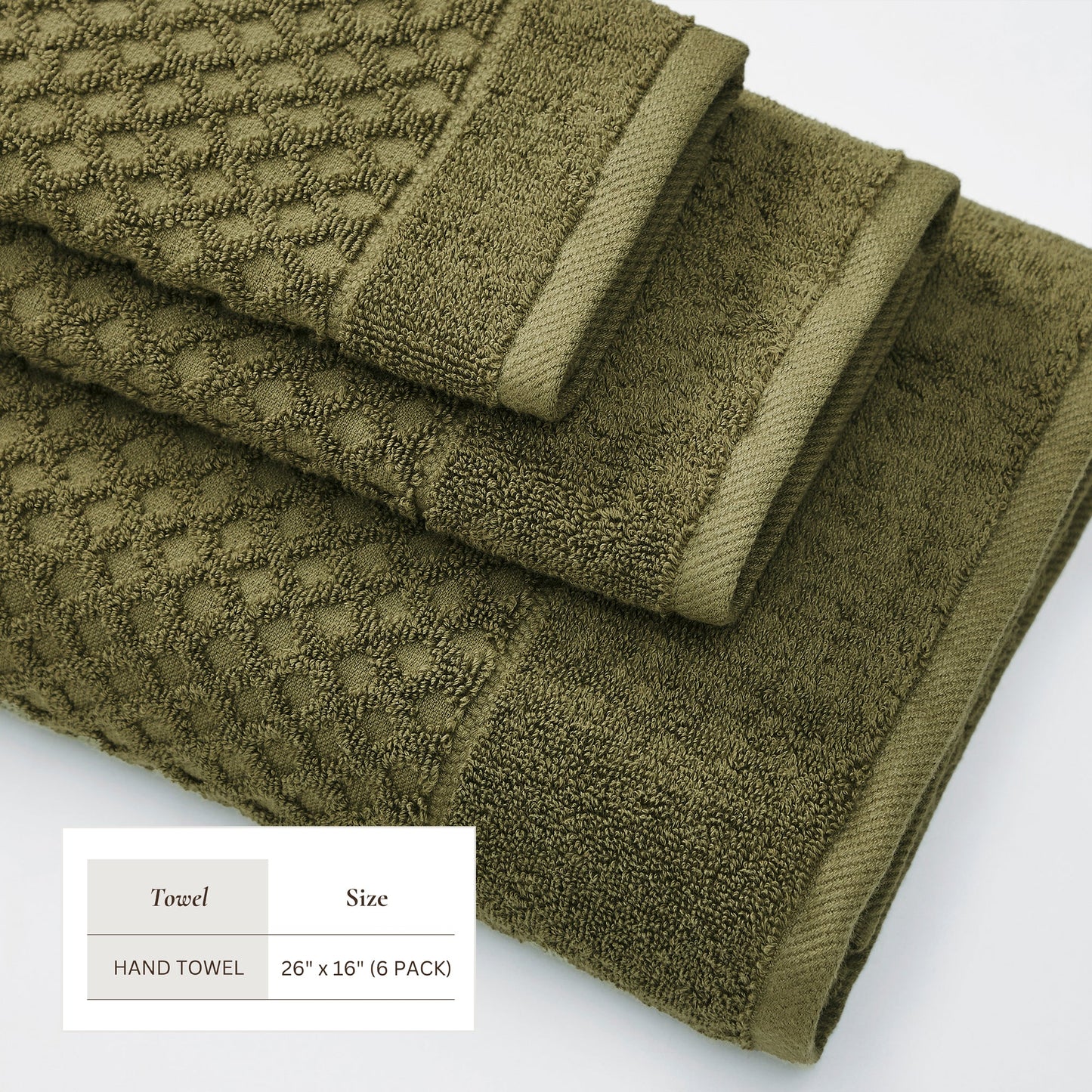 Cotton Diamond Waffle Weave Bath Towel Set Grayson Collection Low Twist Two Ply Towels For Everyday Luxury