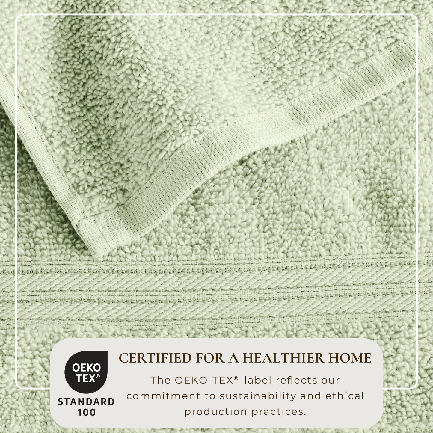 Cooper Collection Cotton Terry Bath Towel Set Lightweight Soft Towels Quick Drying Feather Spun Technology