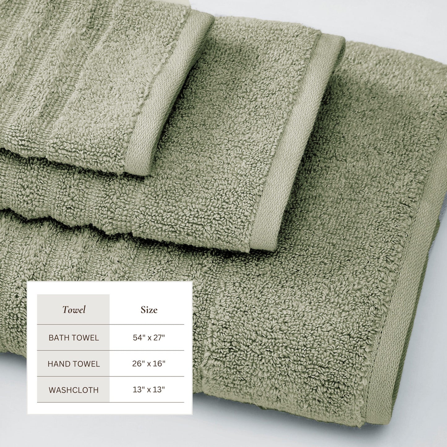 Karina Collection Luxury Cotton Bath Towels With Combed Cotton And Modern Ribbed Texture