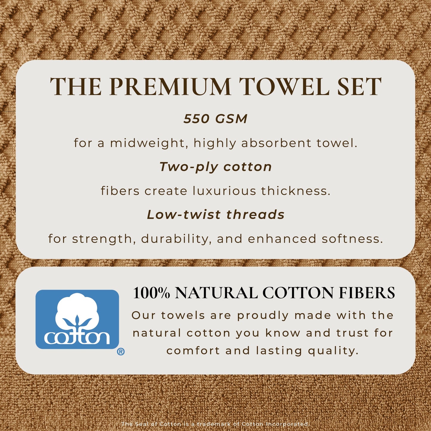 Cotton Diamond Waffle Weave Bath Towel Set Grayson Collection Low Twist Two Ply Towels For Everyday Luxury