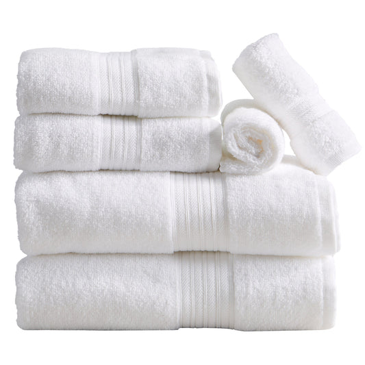 Cooper Collection Cotton Terry Bath Towel Set Lightweight Soft Towels Quick Drying Feather Spun Technology