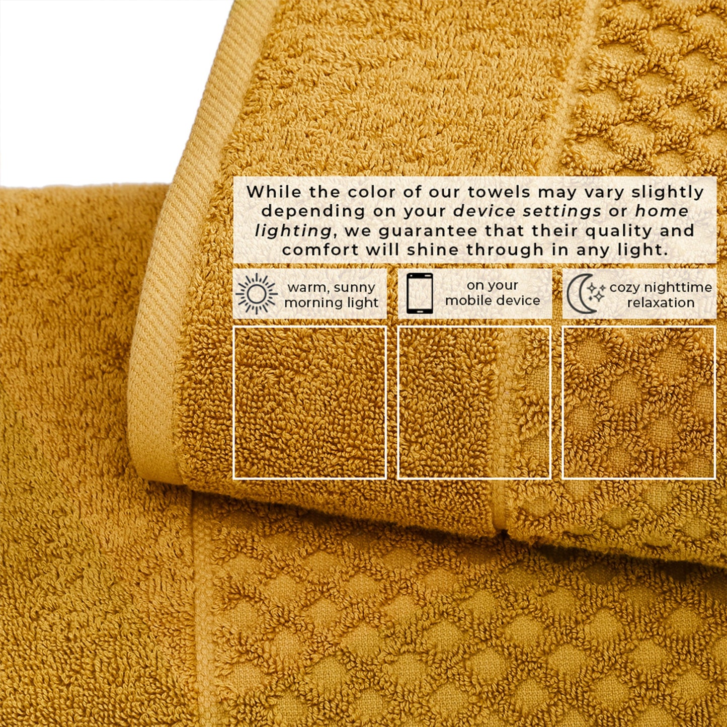 Cotton Diamond Waffle Weave Bath Towel Set Grayson Collection Low Twist Two Ply Towels For Everyday Luxury