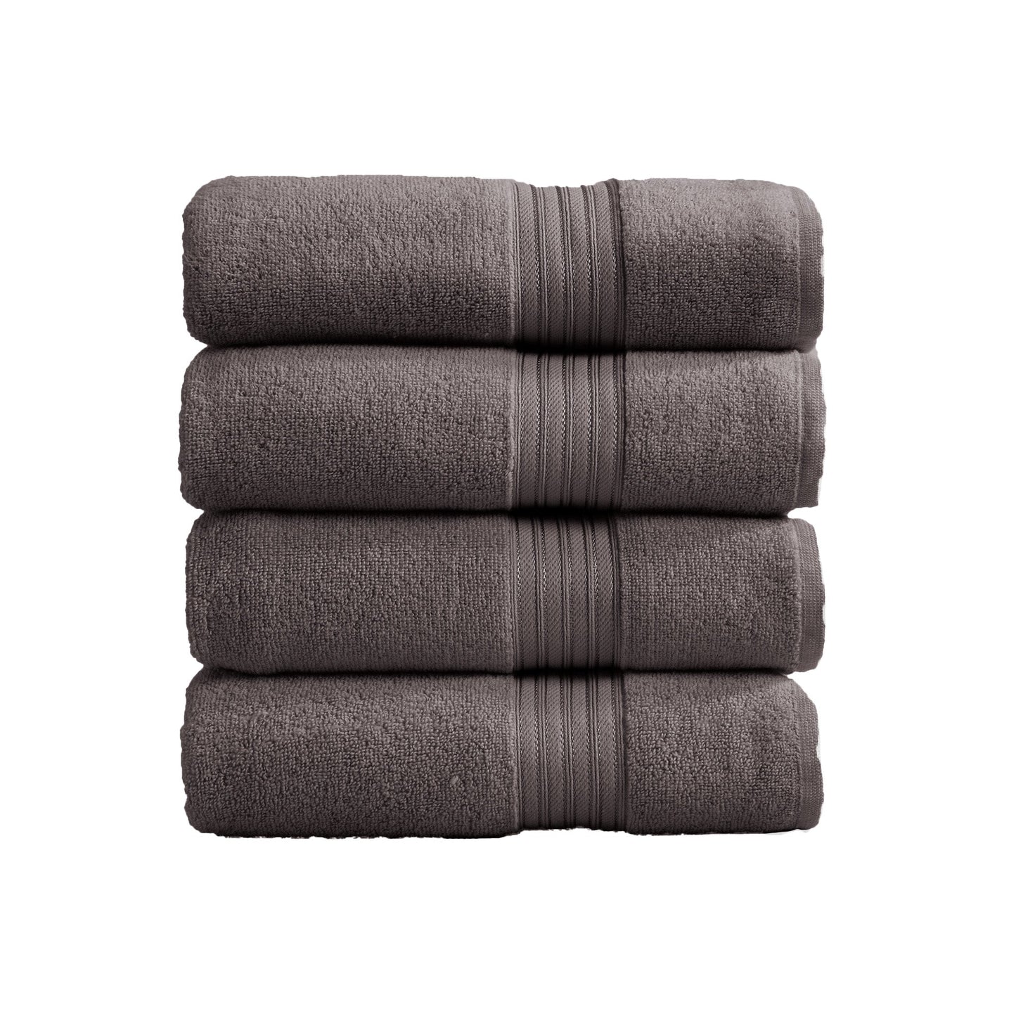 Cooper Collection Cotton Terry Bath Towel Set Lightweight Soft Towels Quick Drying Feather Spun Technology