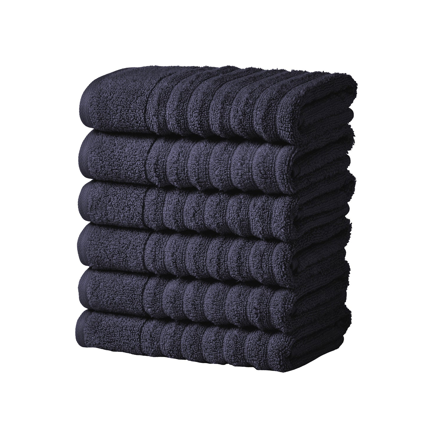 Karina Collection Luxury Cotton Bath Towels With Combed Cotton And Modern Ribbed Texture