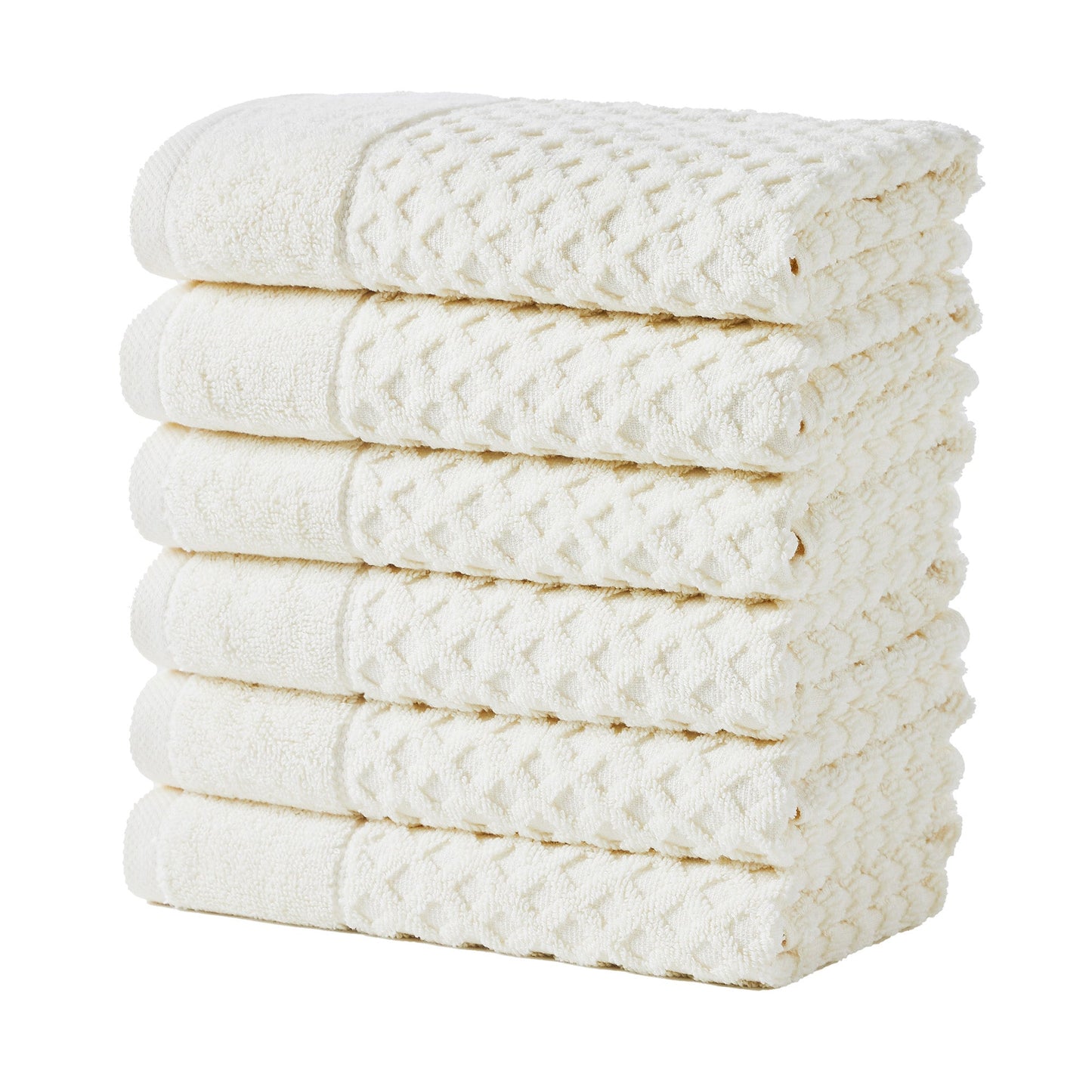 Cotton Diamond Waffle Weave Bath Towel Set Grayson Collection Low Twist Two Ply Towels For Everyday Luxury