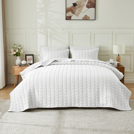 Gauze Quilt Set - Wave Stitch Collection Great Bay Home