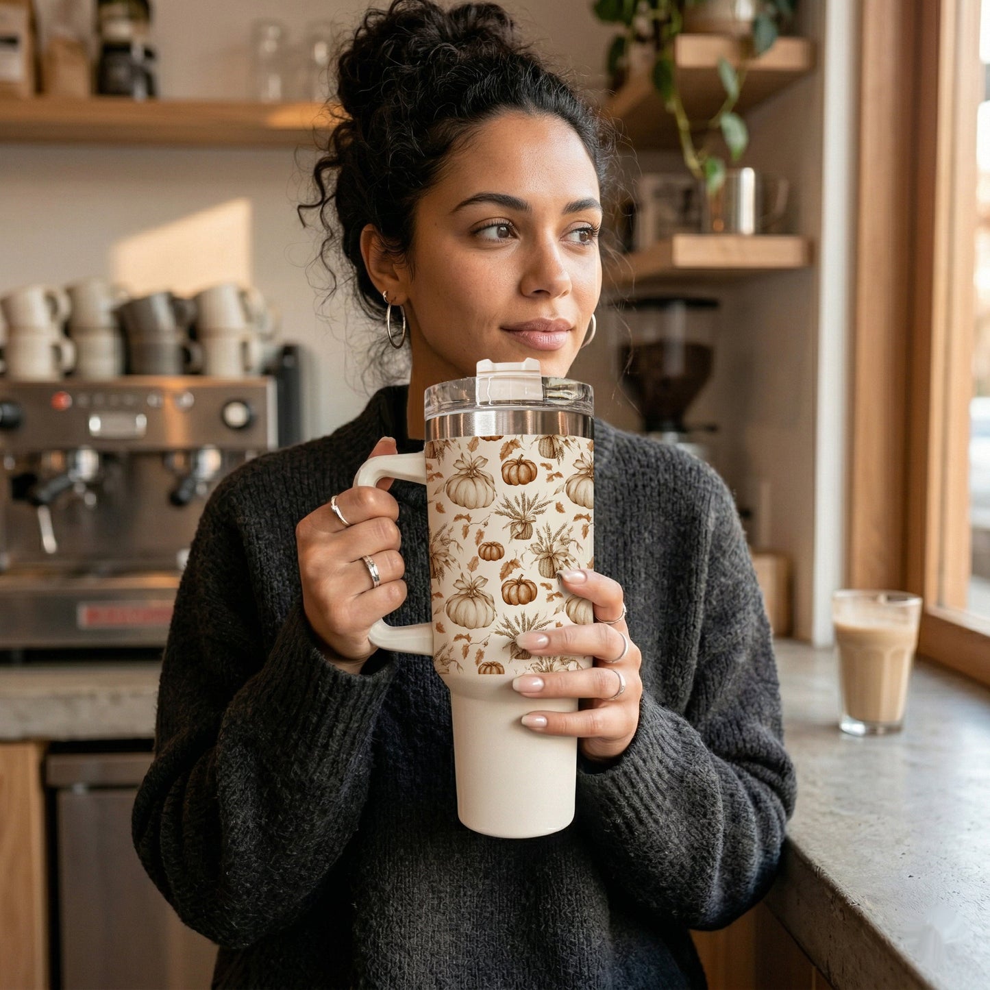 Rustic Pumpkins 40oz Tumbler