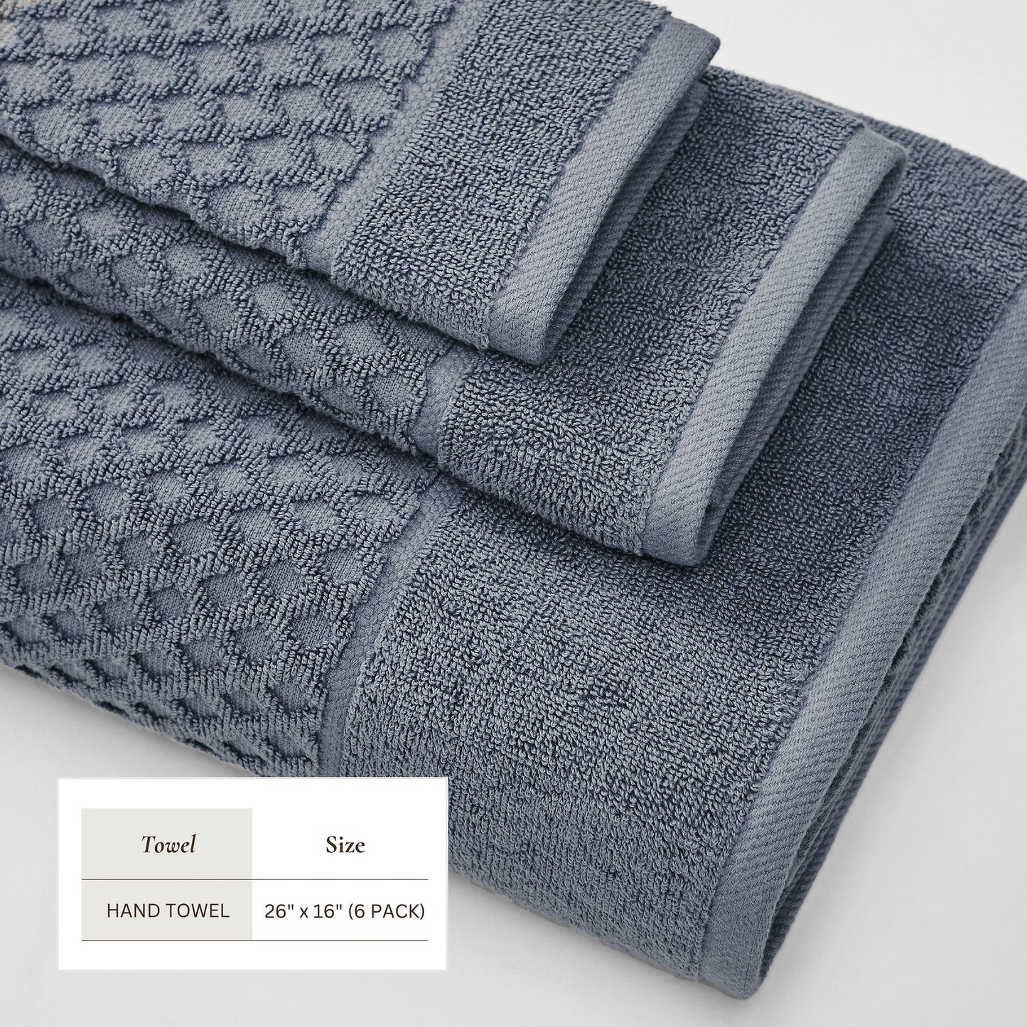 Cotton Diamond Waffle Weave Bath Towel Set Grayson Collection Low Twist Two Ply Towels For Everyday Luxury