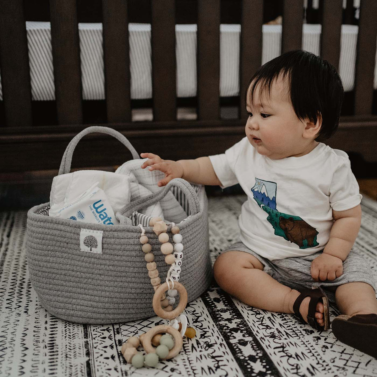Rope Diaper Caddy