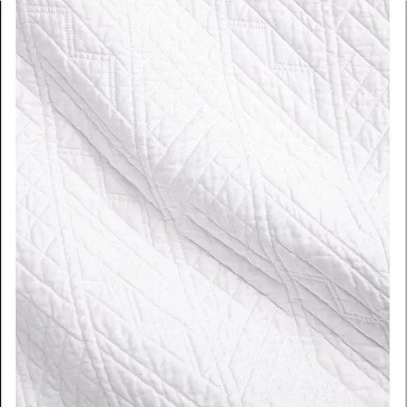 Ralph Lauren Home Oakfield Cotton Coverlet for Full Queen Bed Luxurious Everyday Bedding