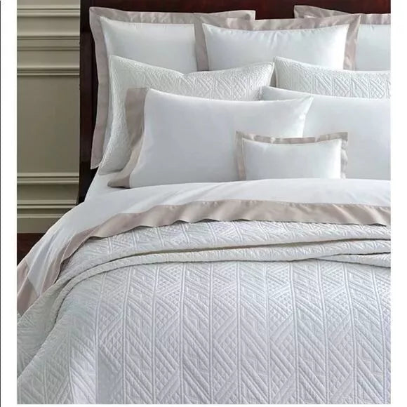 Ralph Lauren Home Oakfield Cotton Coverlet for Full Queen Bed Luxurious Everyday Bedding