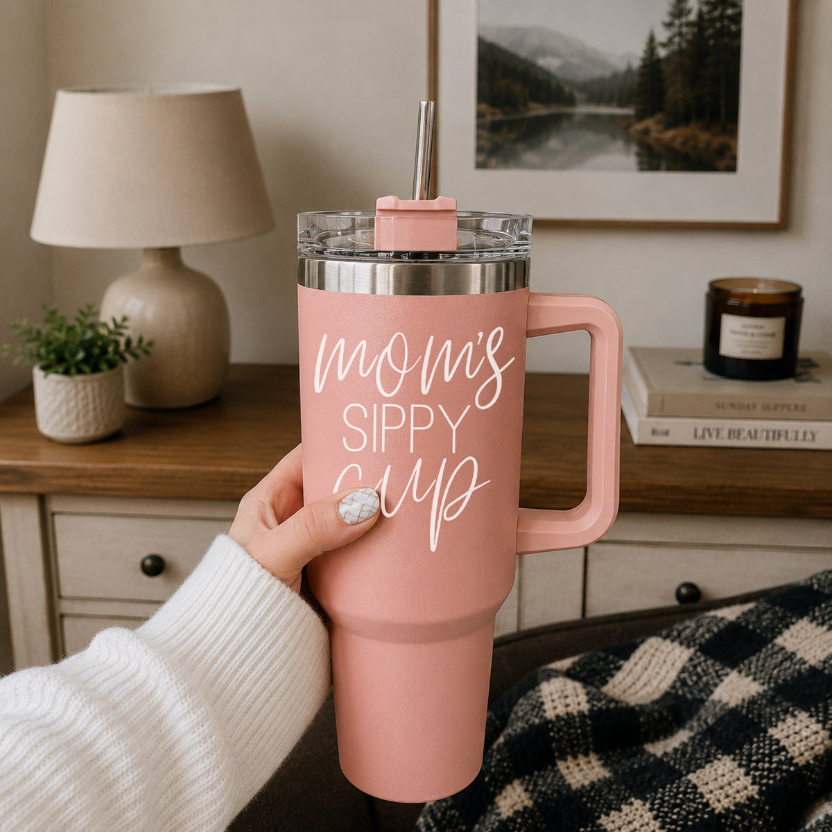 Mom's Sippy 40oz Gia Roma