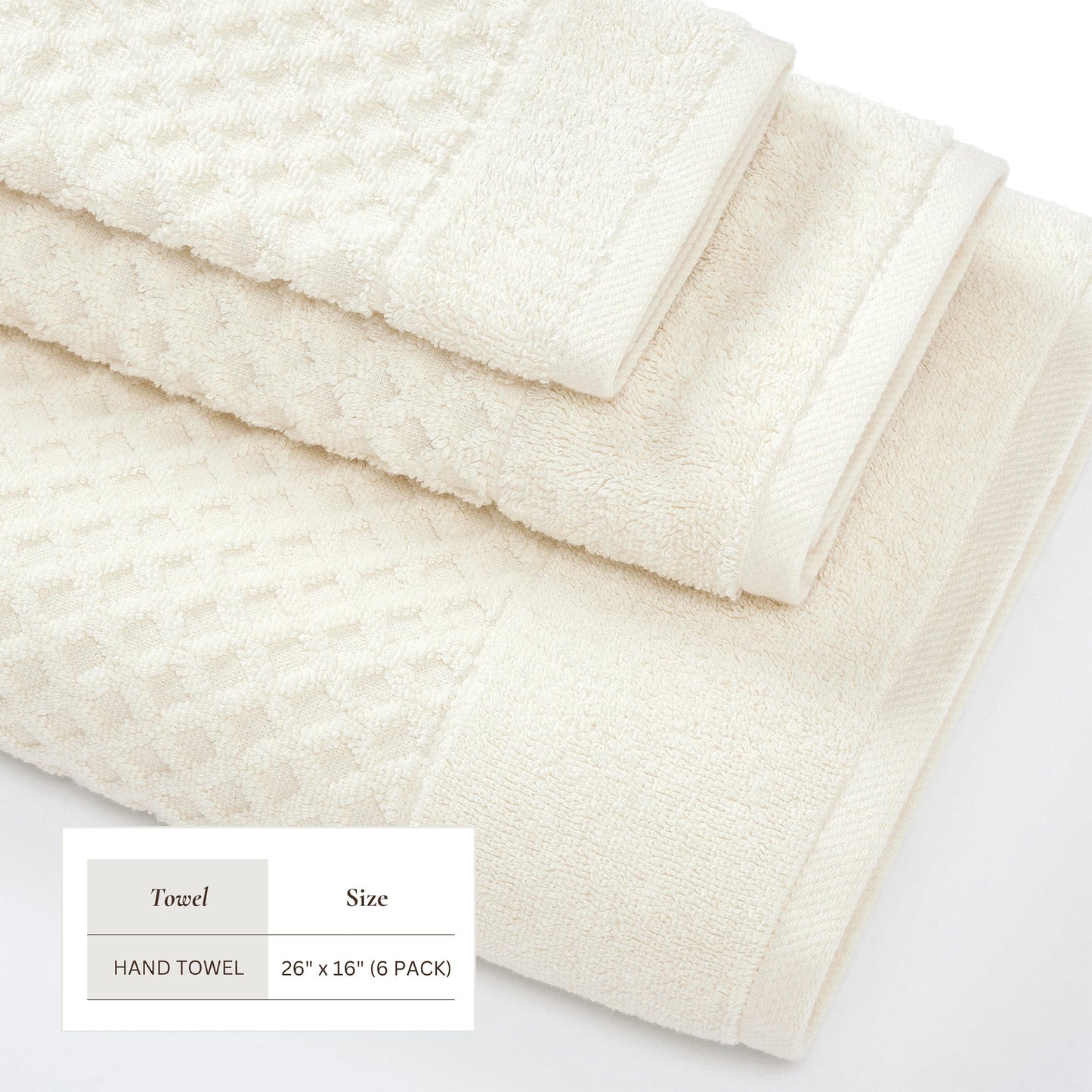Cotton Diamond Waffle Weave Bath Towel Set Grayson Collection Low Twist Two Ply Towels For Everyday Luxury