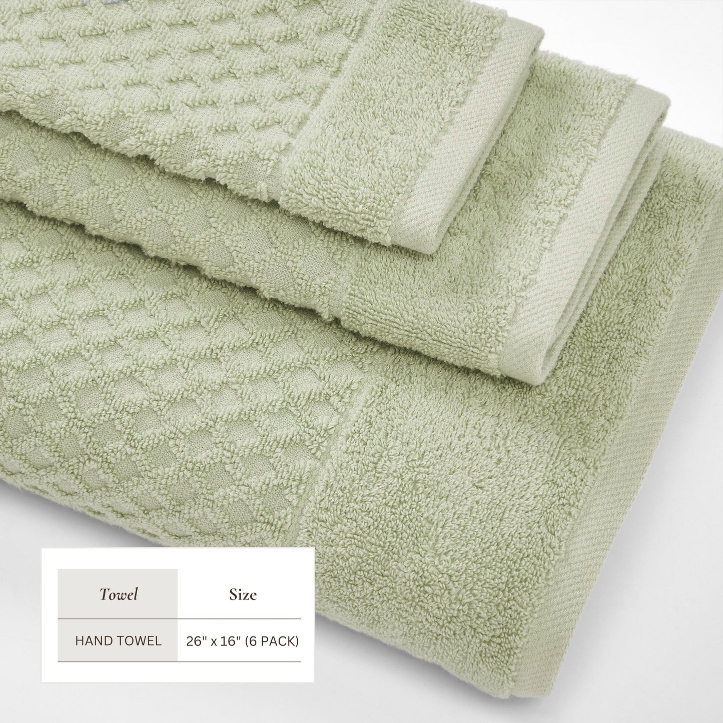 Cotton Diamond Waffle Weave Bath Towel Set Grayson Collection Low Twist Two Ply Towels For Everyday Luxury