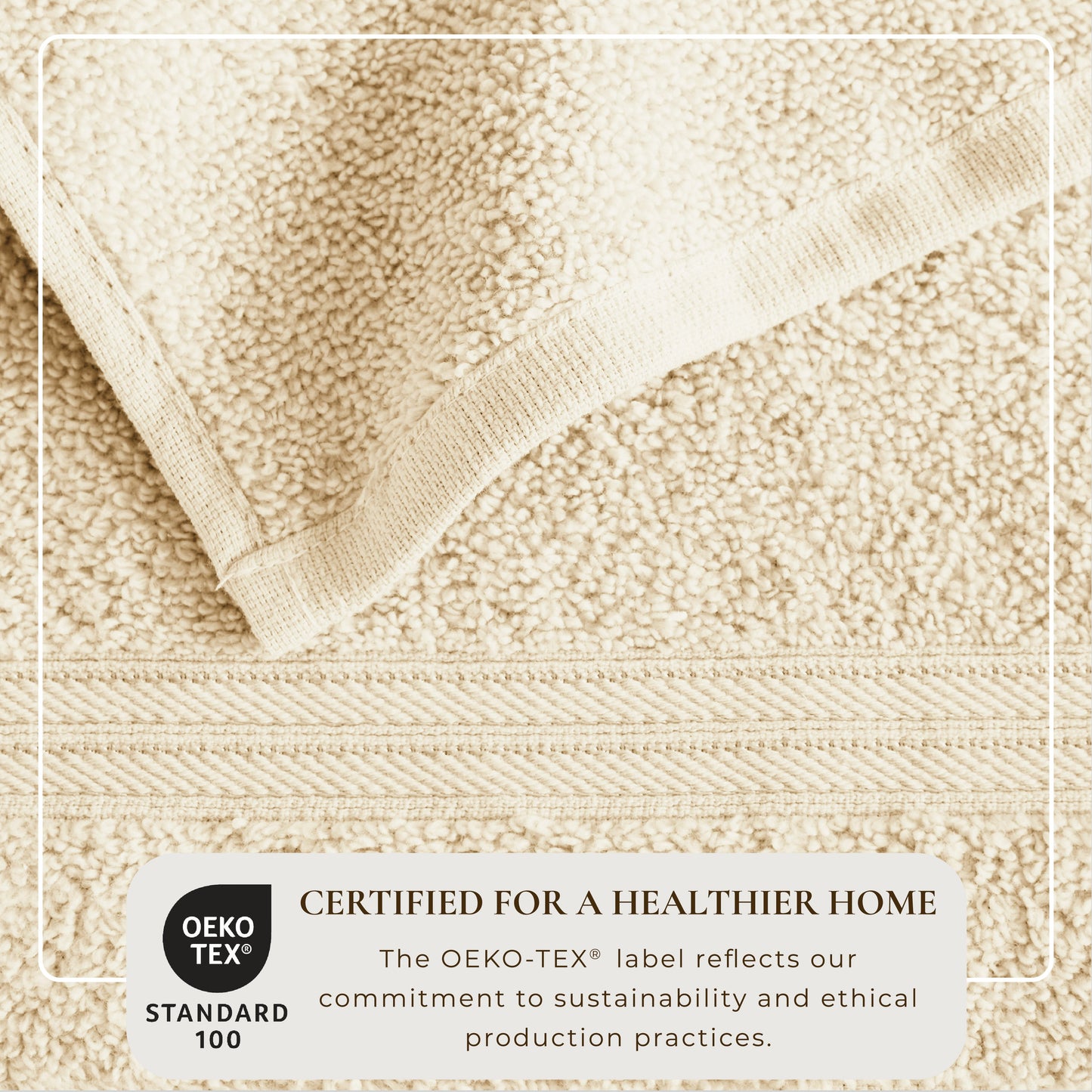 Cooper Collection Cotton Terry Bath Towel Set Lightweight Soft Towels Quick Drying Feather Spun Technology