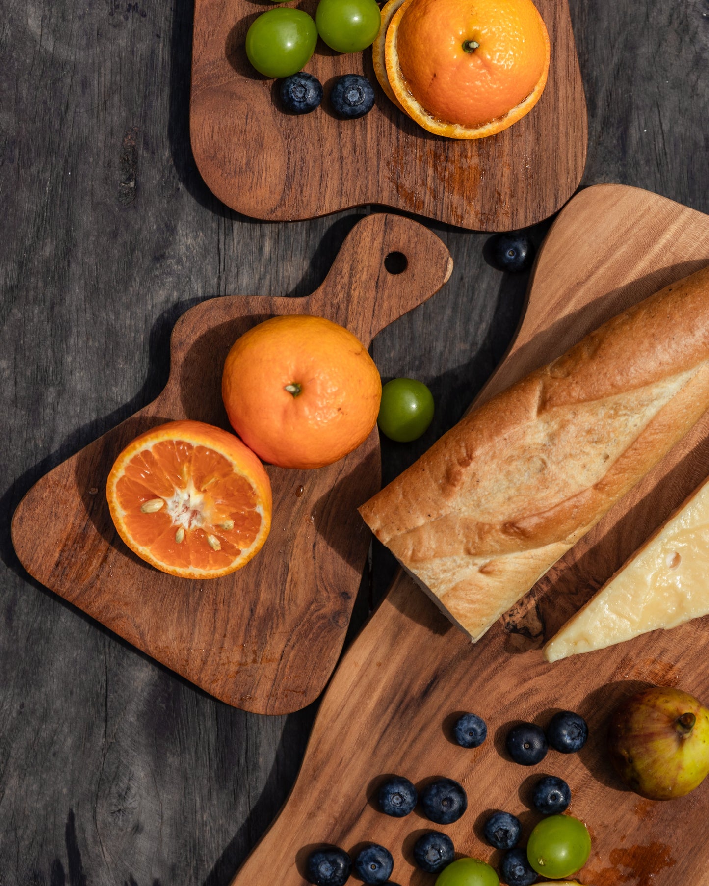 Teak Wavy Charcuterie Boards - 3 sizes