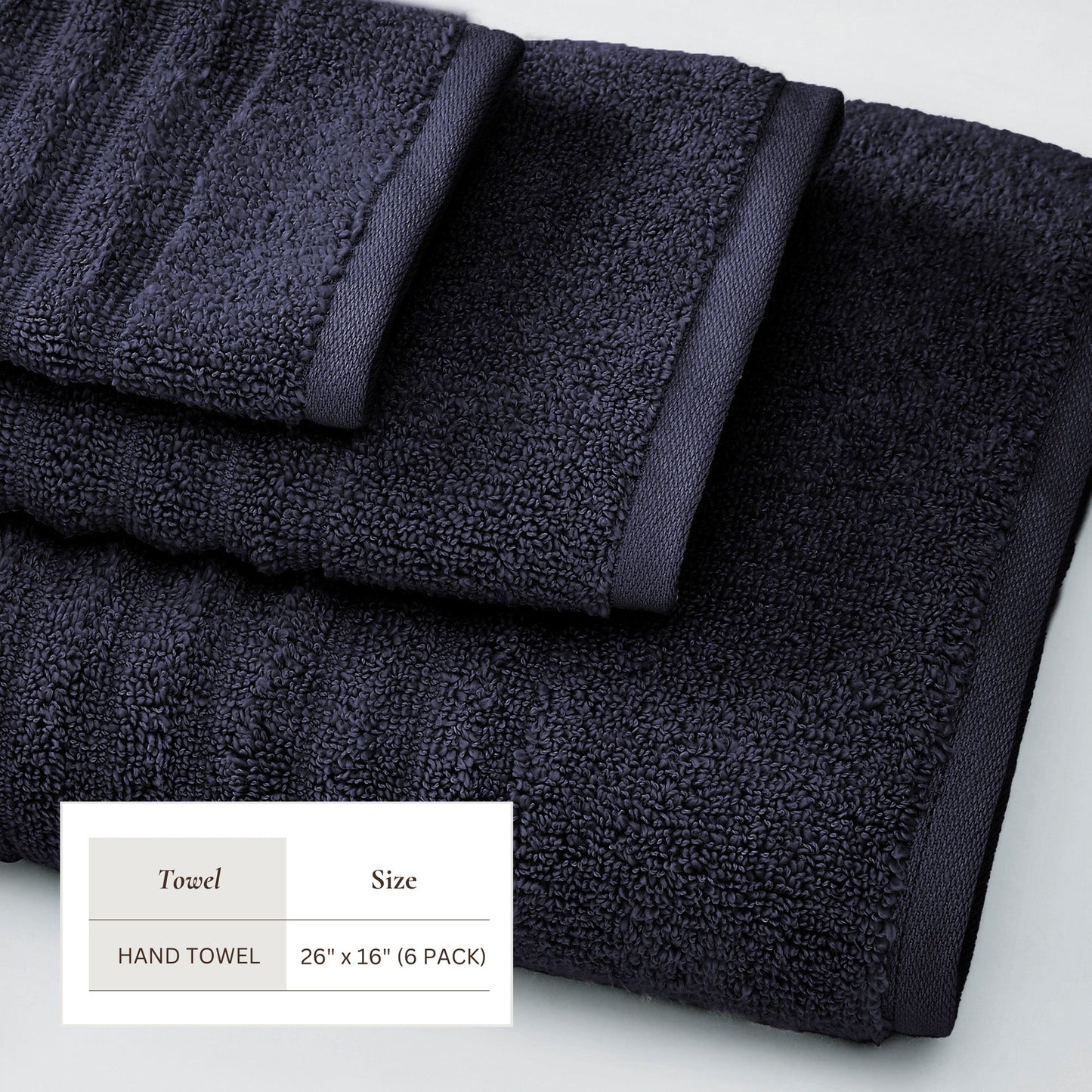 Karina Collection Luxury Cotton Bath Towels With Combed Cotton And Modern Ribbed Texture