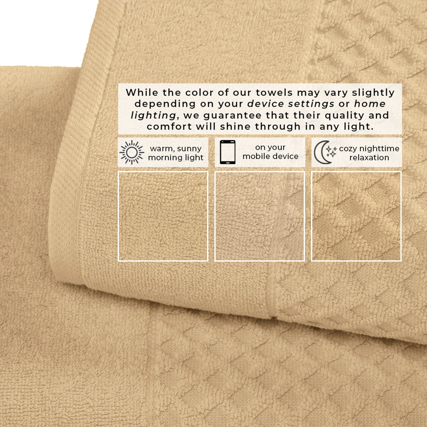 Cotton Diamond Waffle Weave Bath Towel Set Grayson Collection Low Twist Two Ply Towels For Everyday Luxury