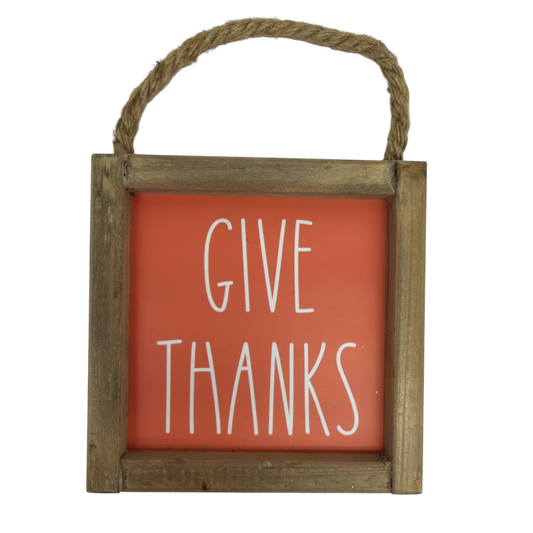 Give Thanks  Wall Decor