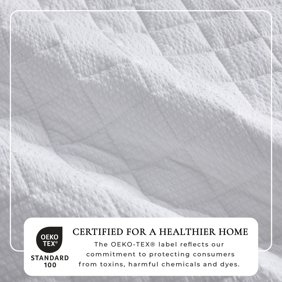 Box-Stitched Seersucker Quilt Set - Seersucker Collection Great Bay Home