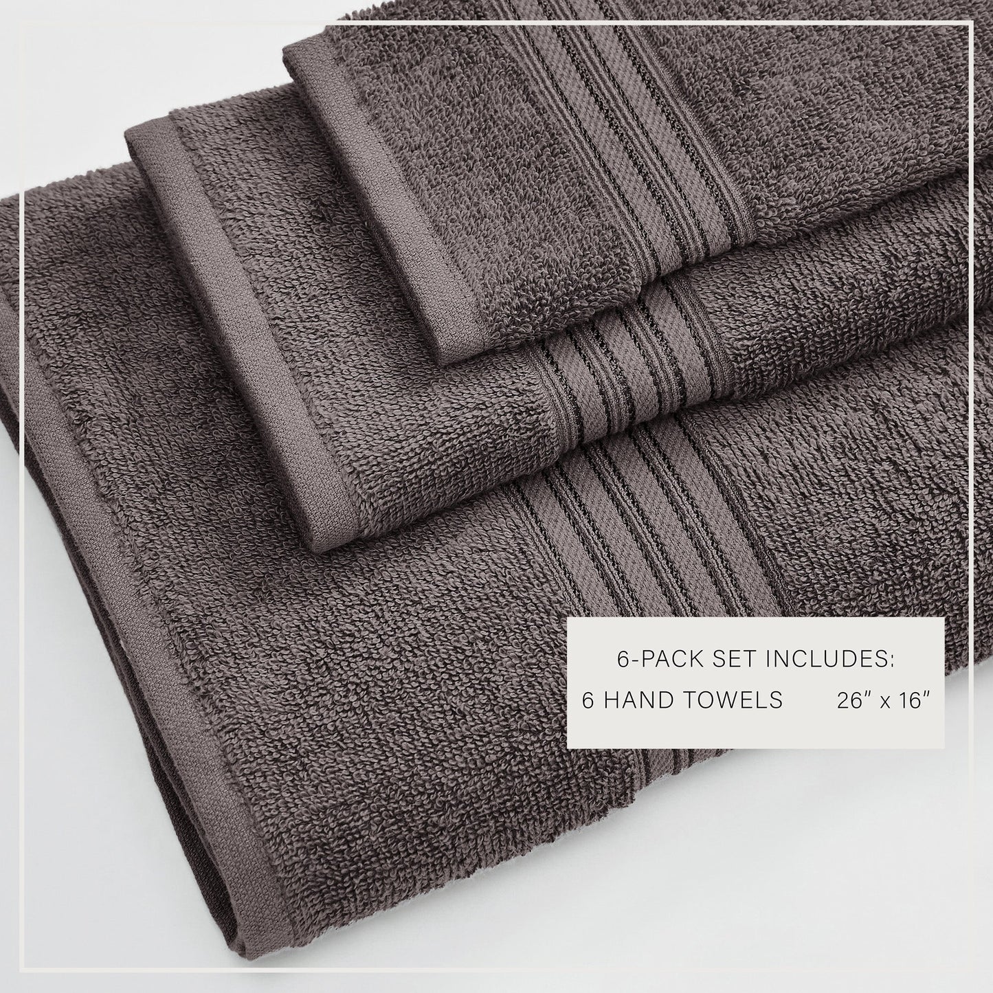 Cooper Collection Cotton Terry Bath Towel Set Lightweight Soft Towels Quick Drying Feather Spun Technology