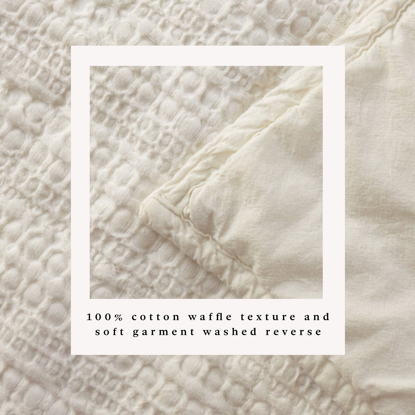 100 Percent Cotton Honeycomb Waffle Quilt Set Garment Washed Genevieve Collection