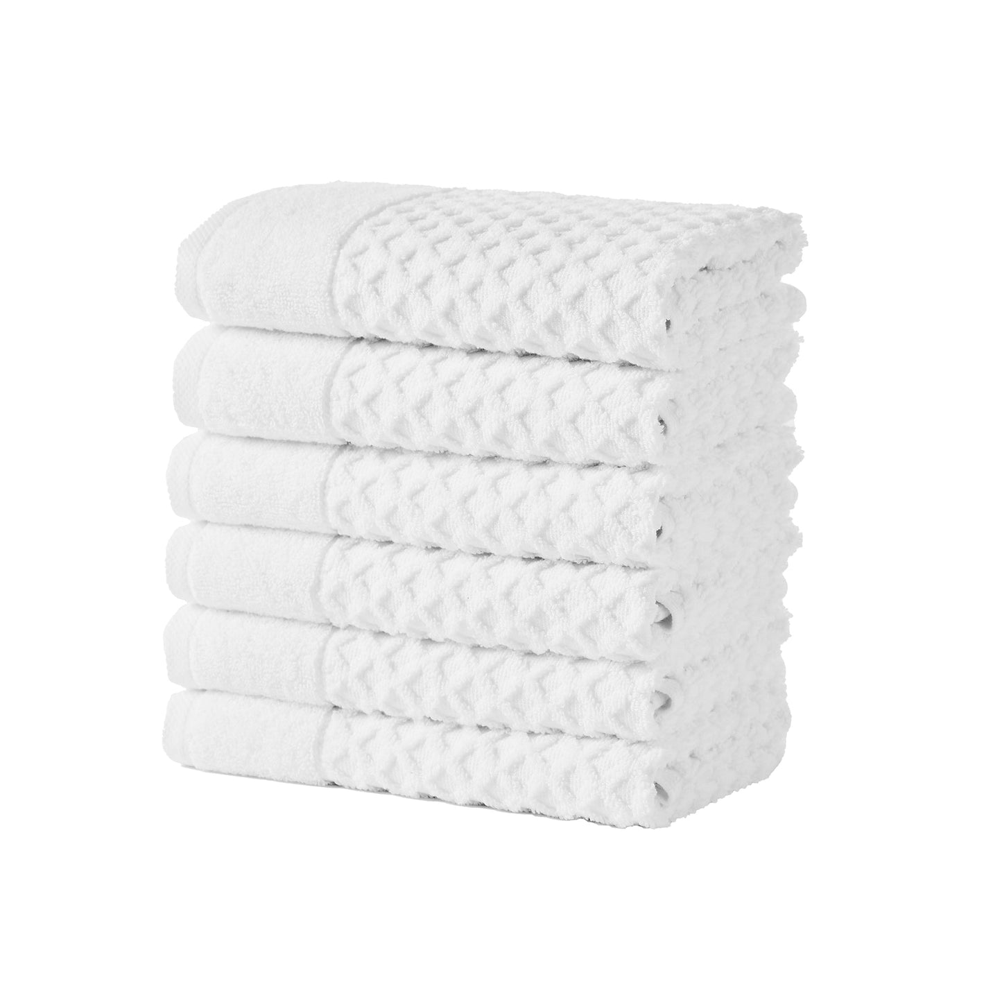 Cotton Diamond Waffle Weave Bath Towel Set Grayson Collection Low Twist Two Ply Towels For Everyday Luxury