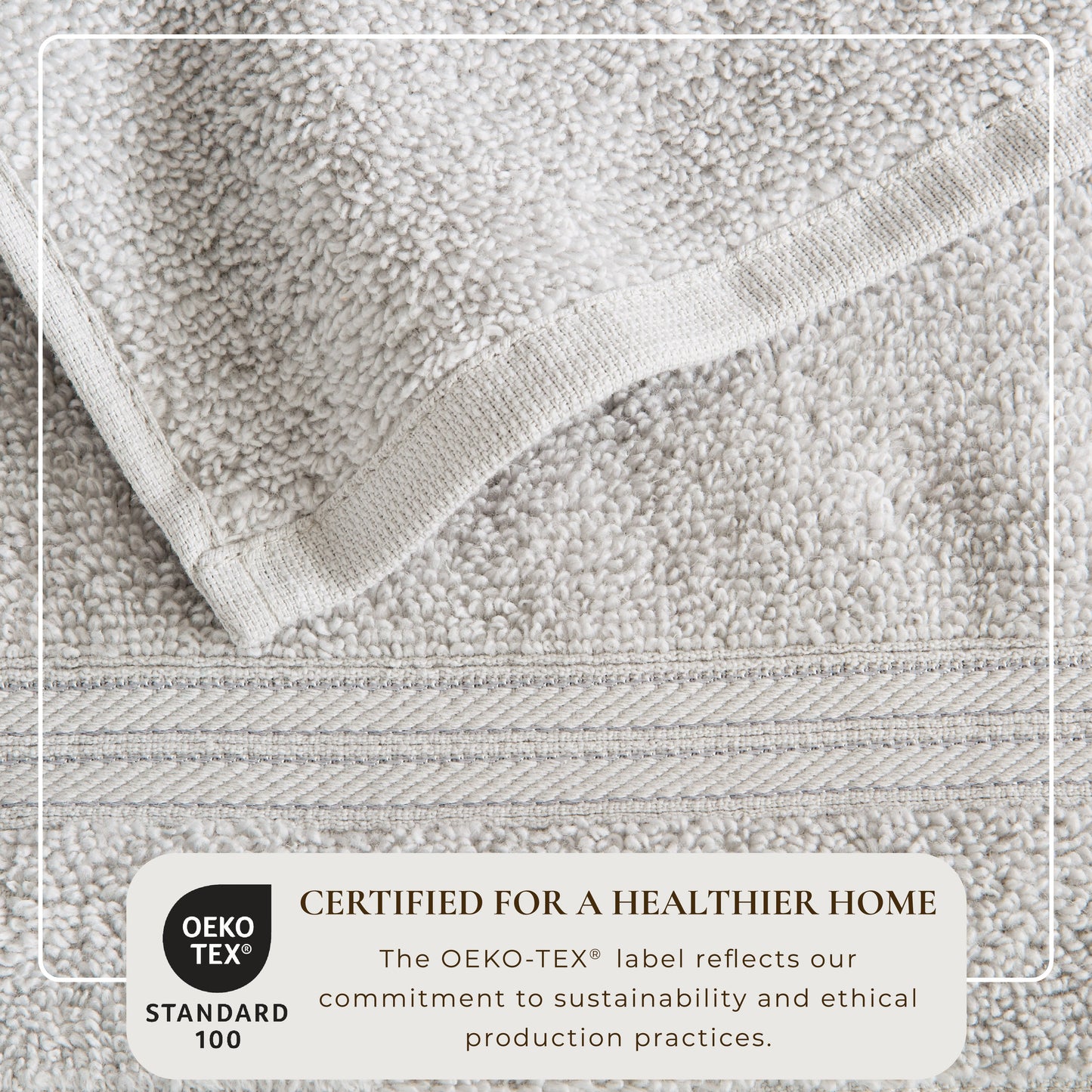 Cooper Collection Cotton Terry Bath Towel Set Lightweight Soft Towels Quick Drying Feather Spun Technology